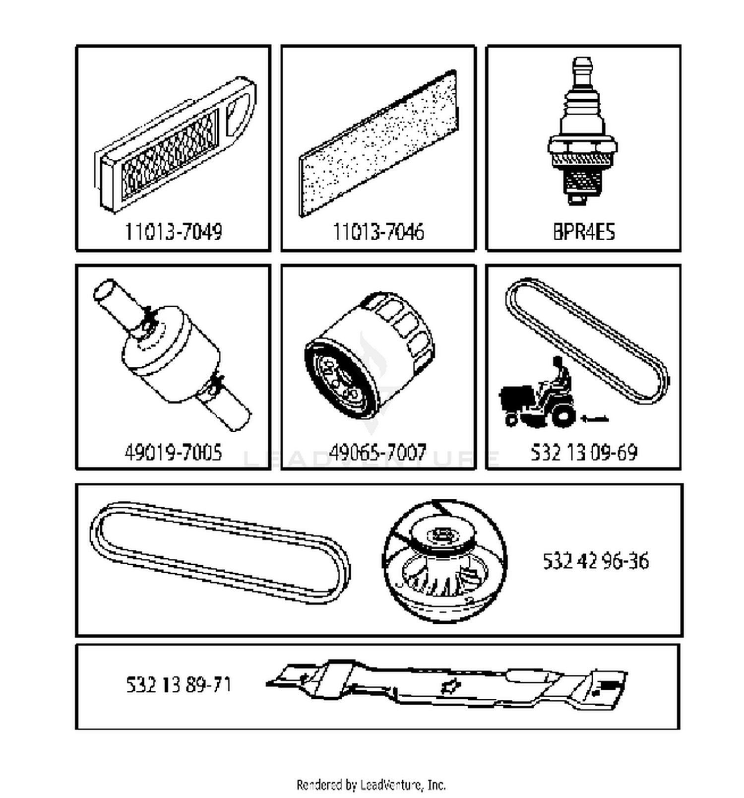 FREQUENTLY USED PARTS