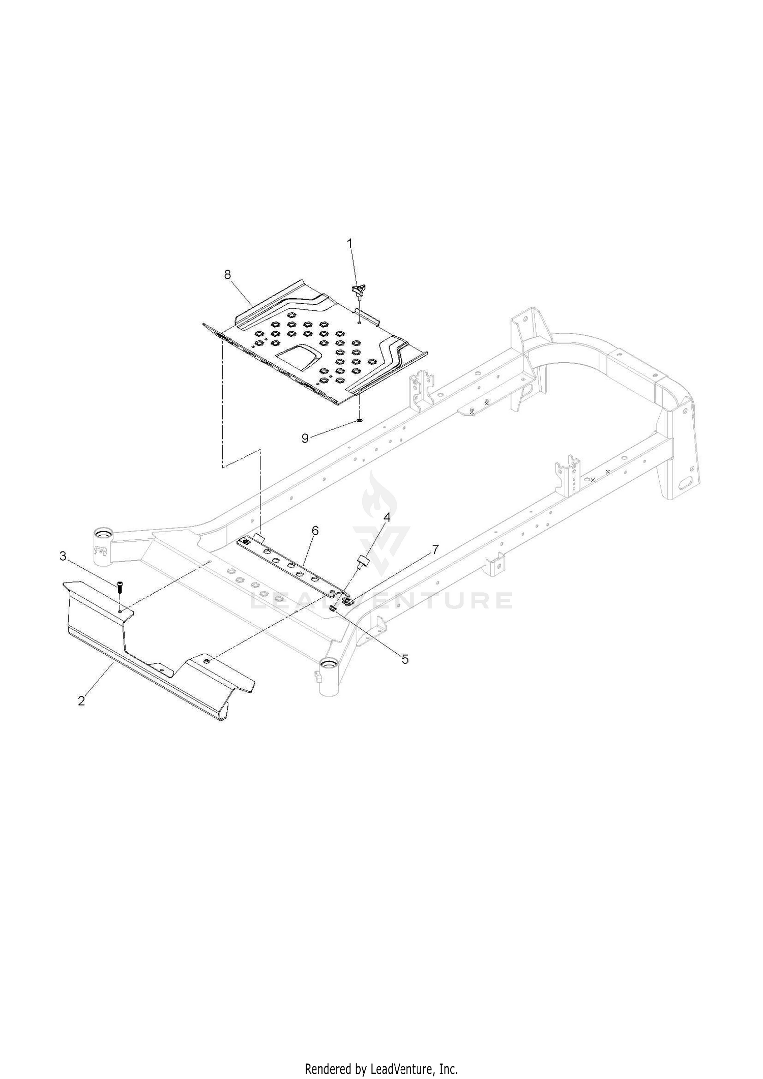 FRAME - FOOT PLATE
