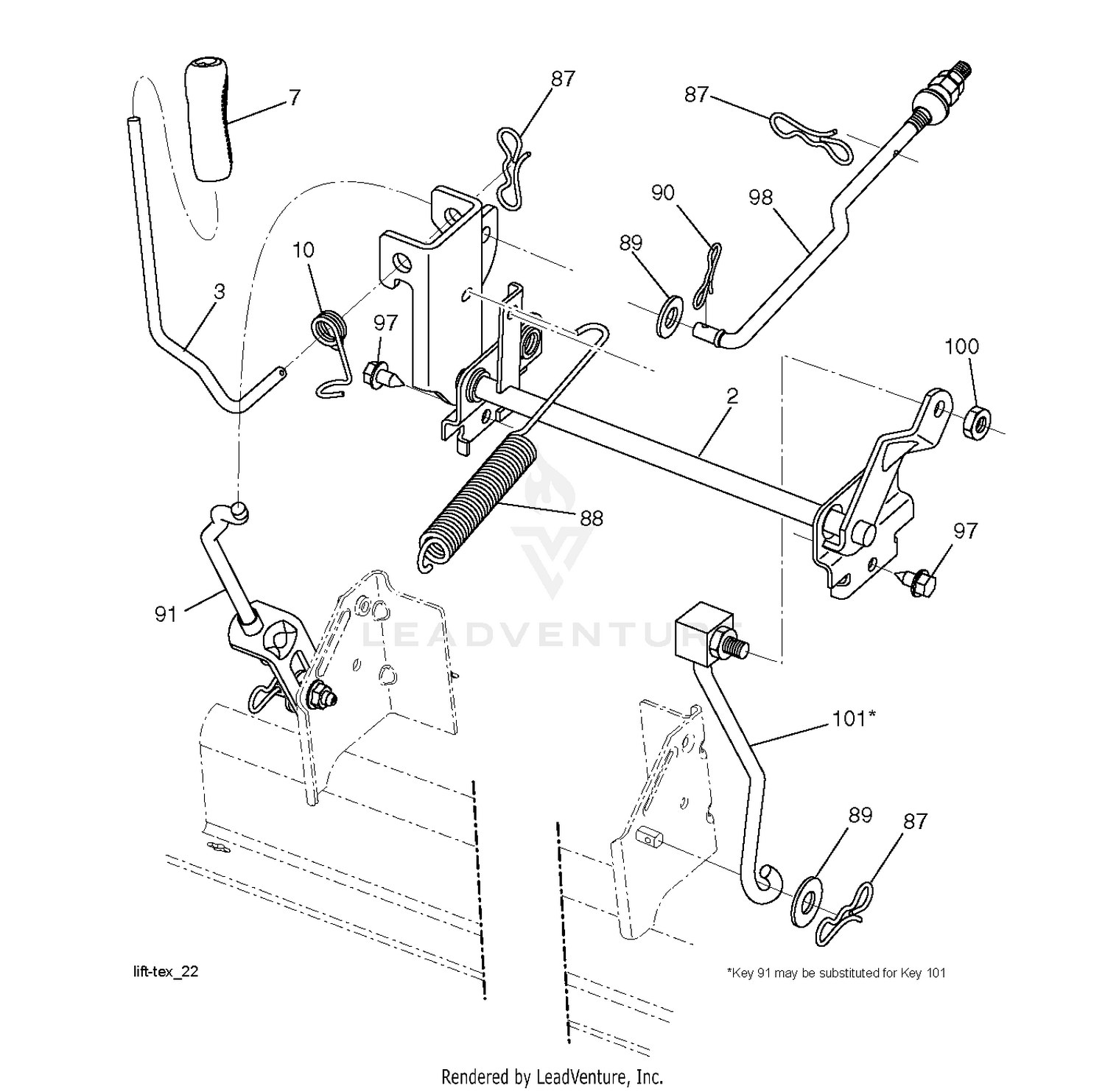 MOWER LIFT / DECK LIFT