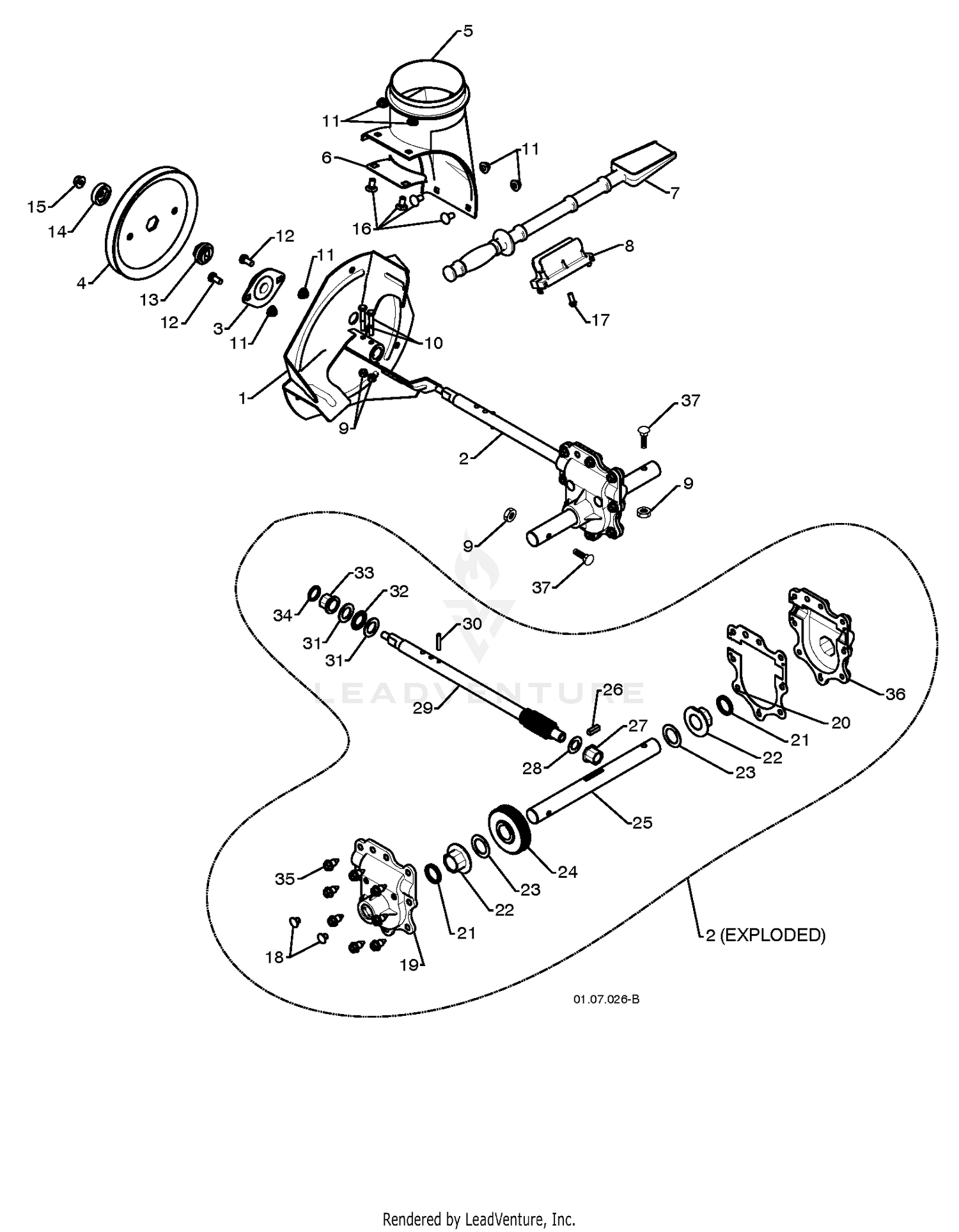 AUGER HOUSING & IMPELLER 3