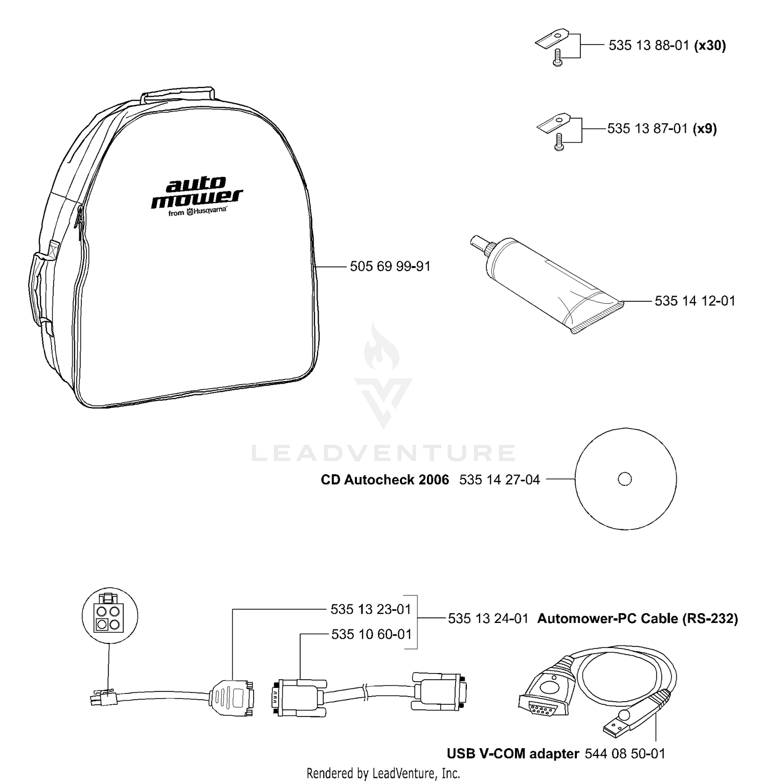 Storage Bag/Software/Computer Cables
