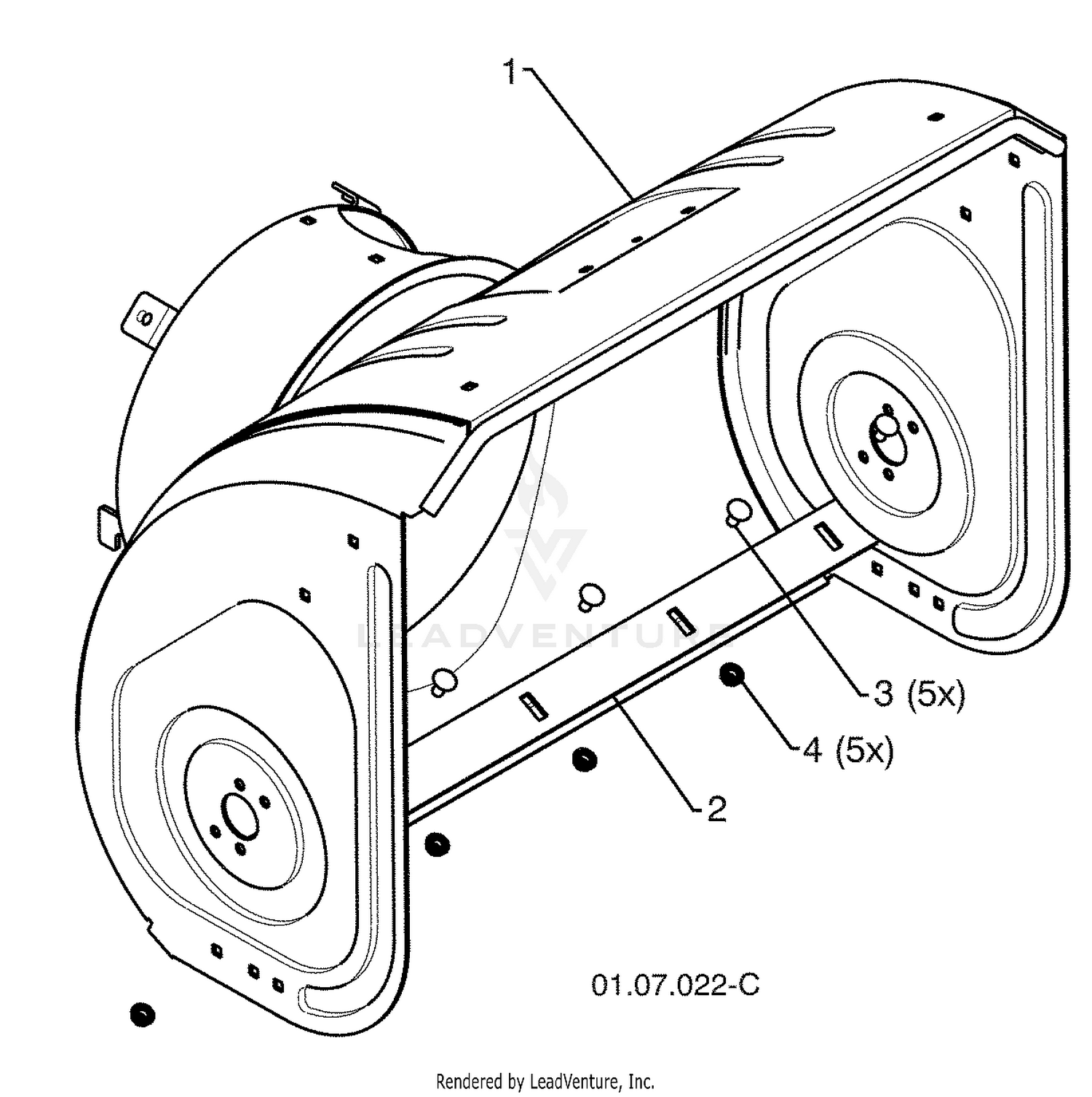 Auger Housing / Impeller Assembly