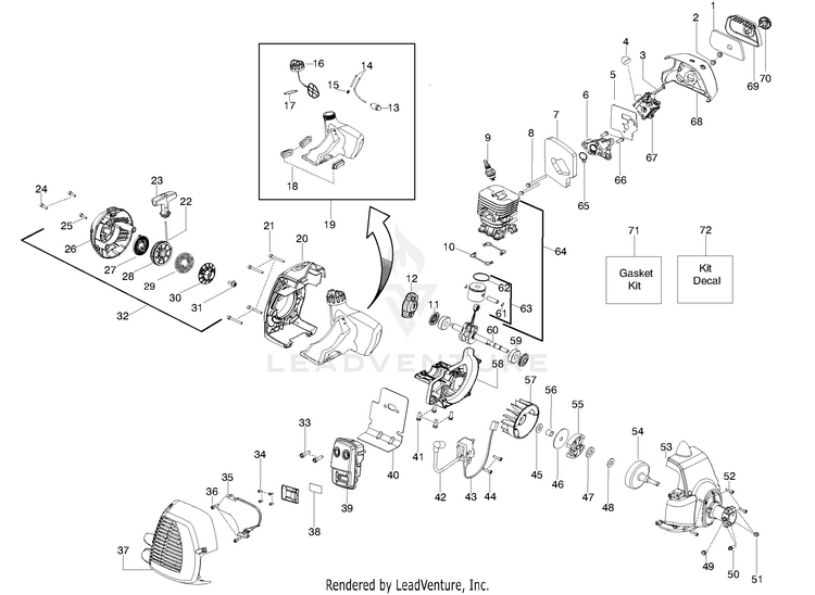 Husqvarna 128 R (CAN. only) (2010-03) Brush Cutter - PartsWarehouse