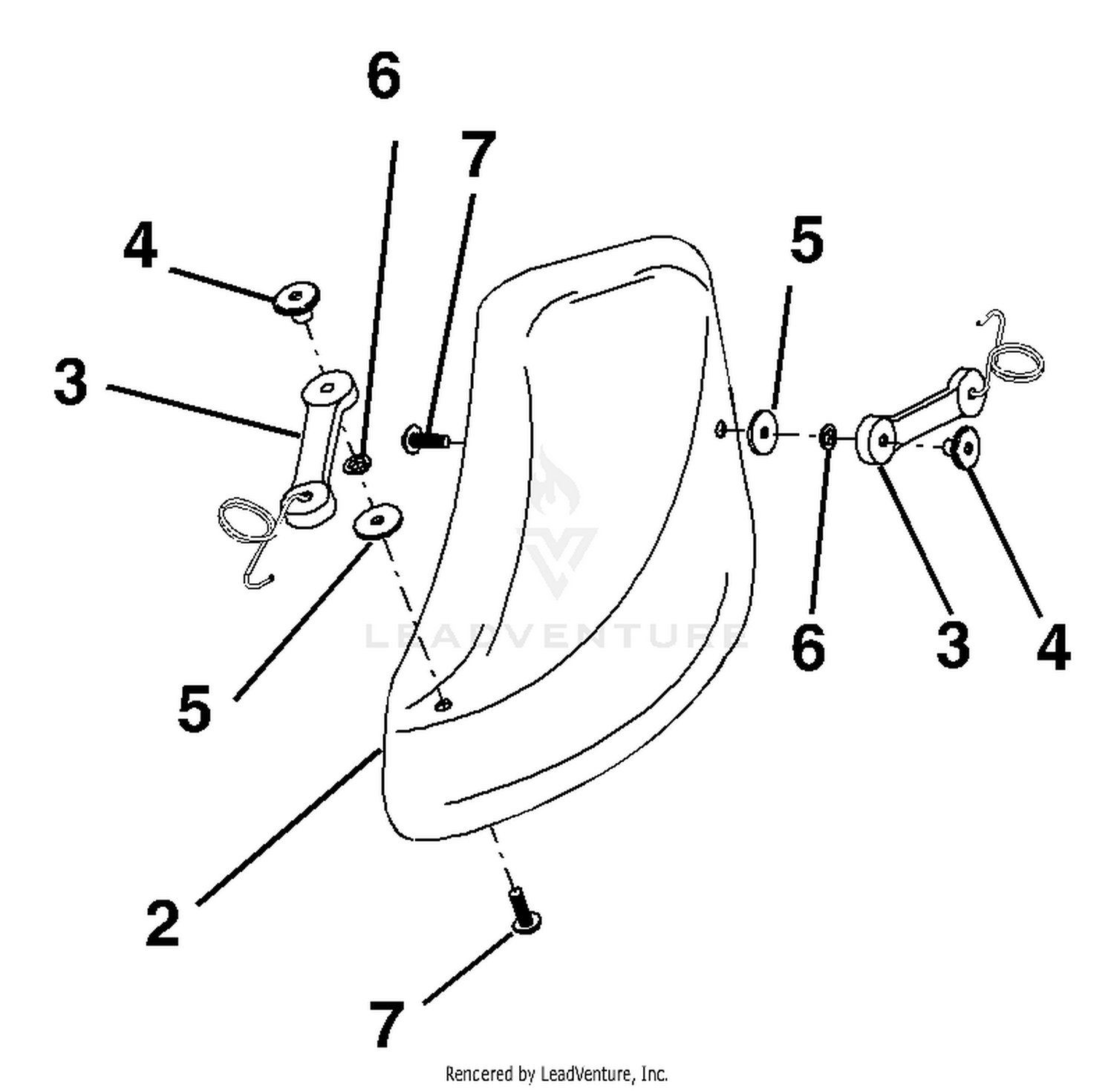 Mulcher Plate Kit For 46" Cut Mower