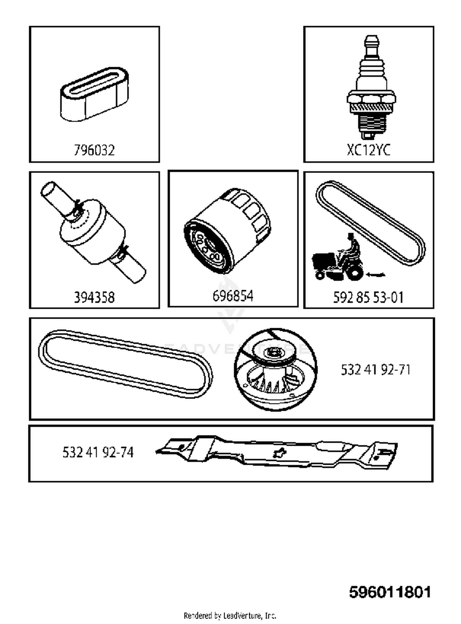 FREQUENTLY USED PARTS