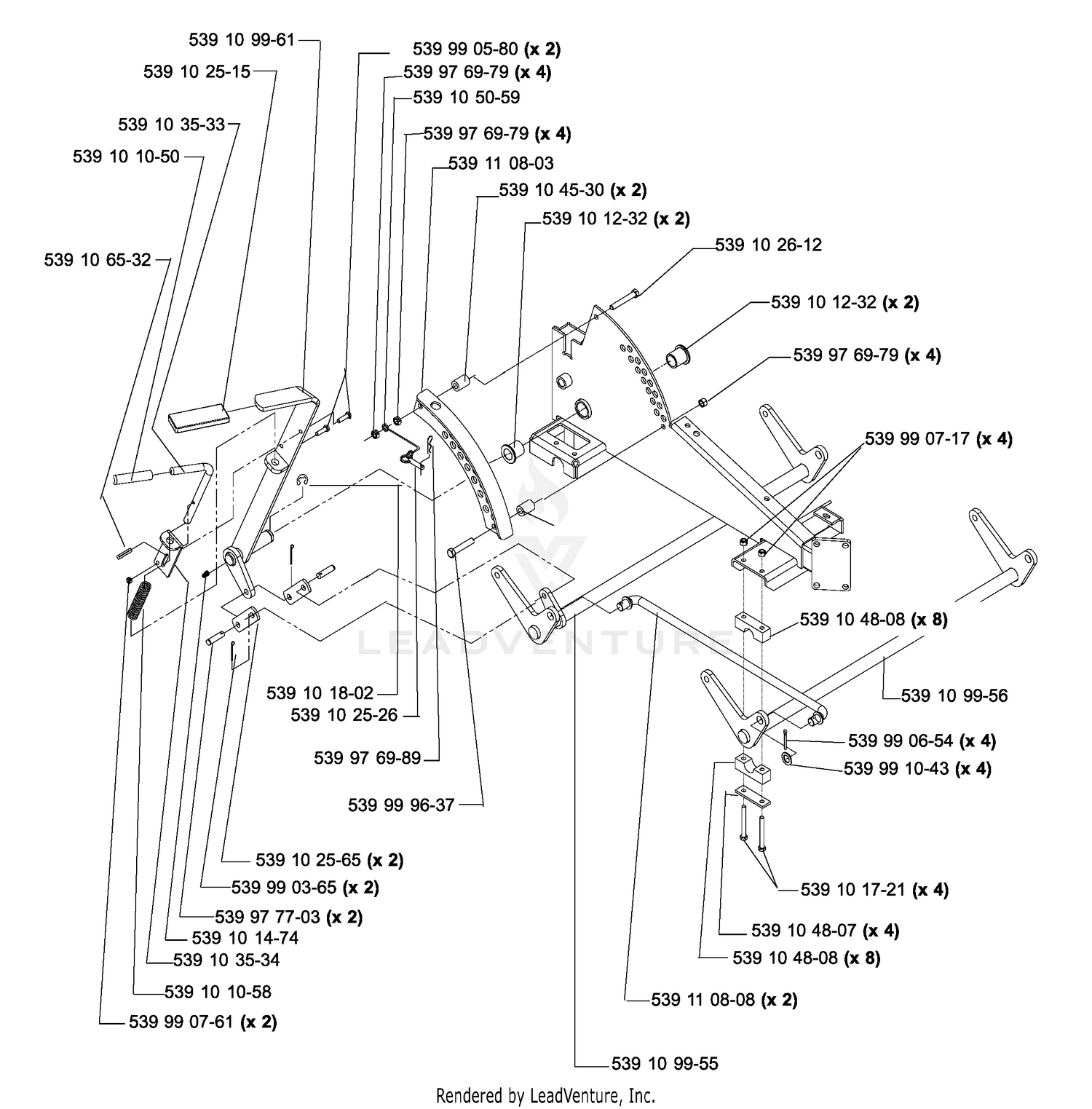 Deck Lift Assembly