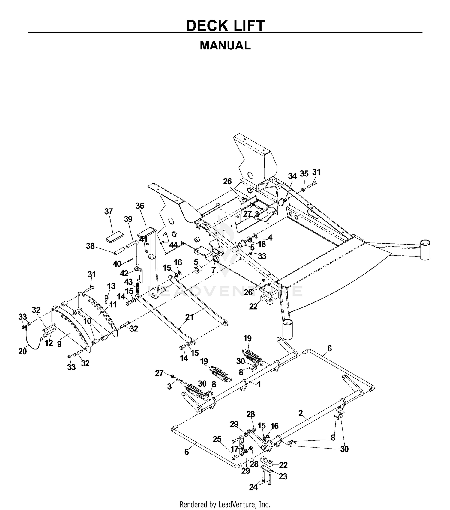 MOWER LIFT / DECK LIFT 2