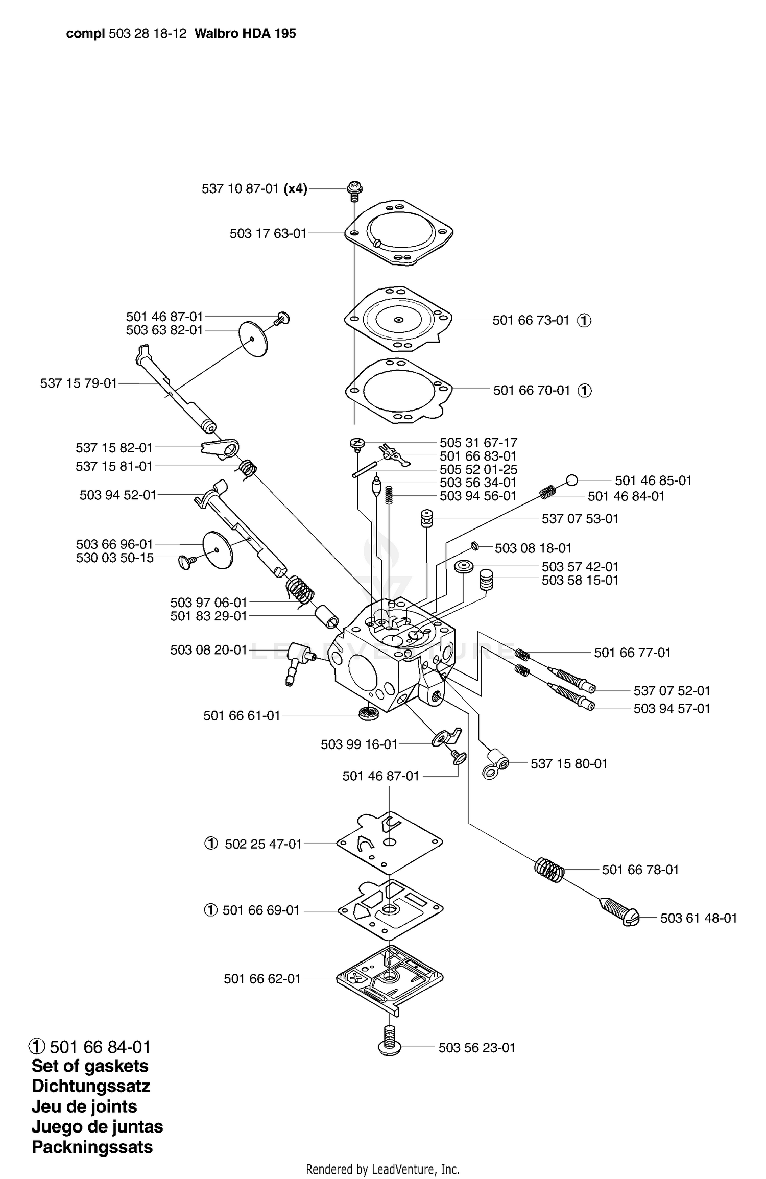 Carburetor HDA 195