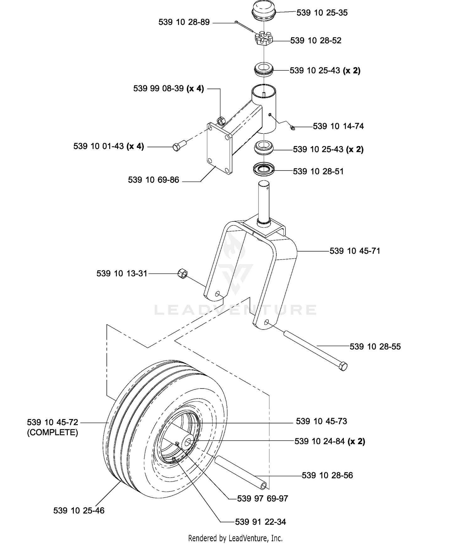 Caster Arm