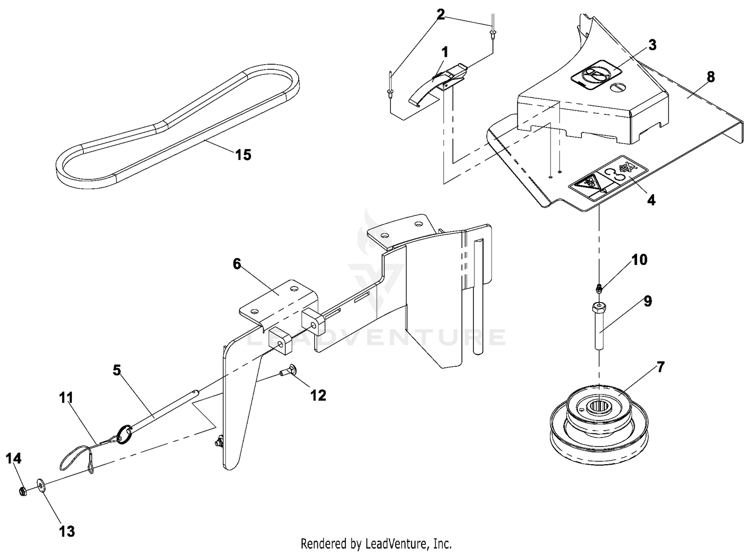 Drive Kit Assembly - 52" Deck