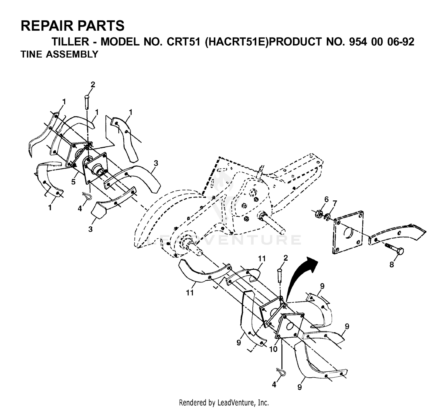 TINE ASSEMBLY