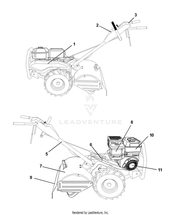 Husqvarna 600 CRT (954140070C) (199909) Tiller PartsWarehouse