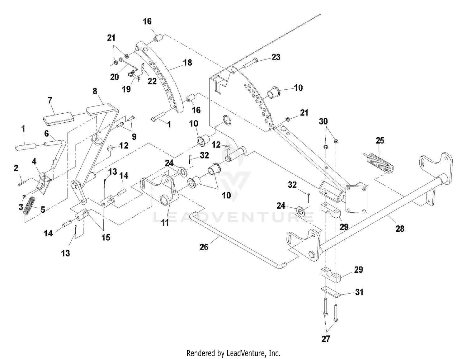 Deck Lift Assembly
