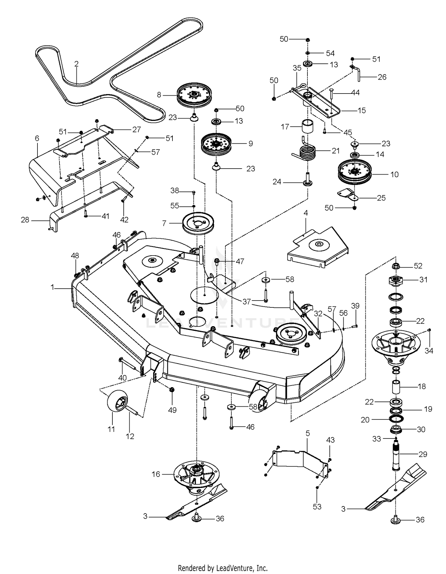 MOWER DECK / CUTTING DECK
