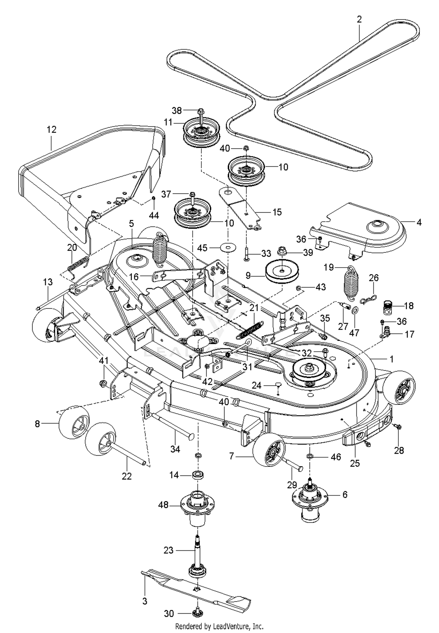 MOWER DECK / CUTTING DECK