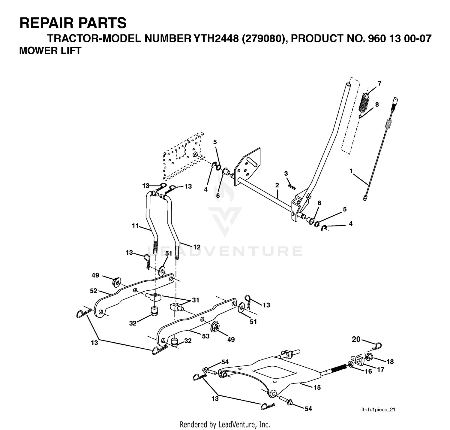 MOWER LIFT / DECK LIFT