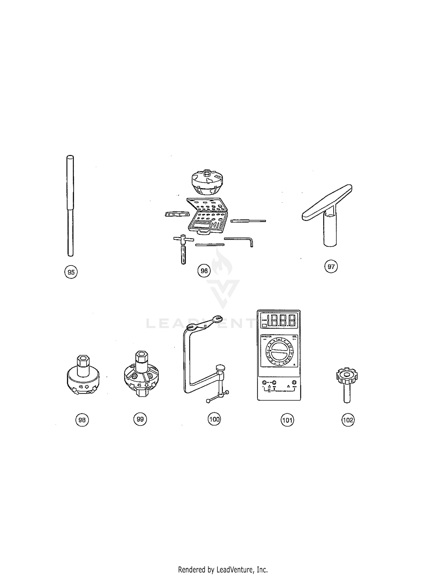 MAINTENANCE AND SERVICE TOOLS, CONTINUED 3