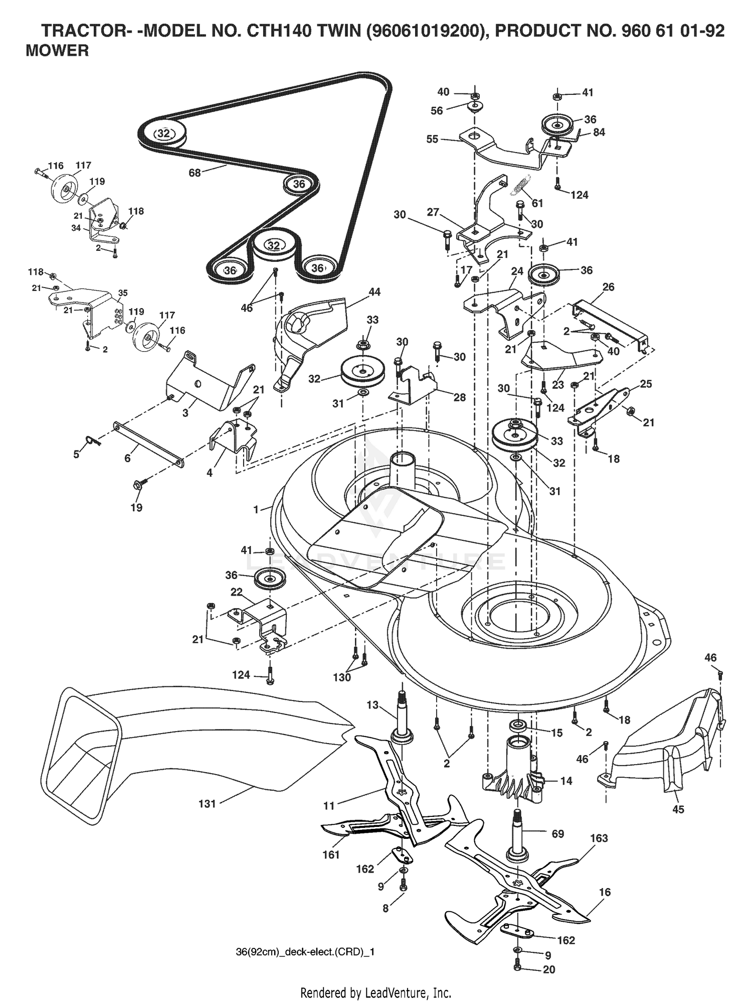MOWER DECK / CUTTING DECK