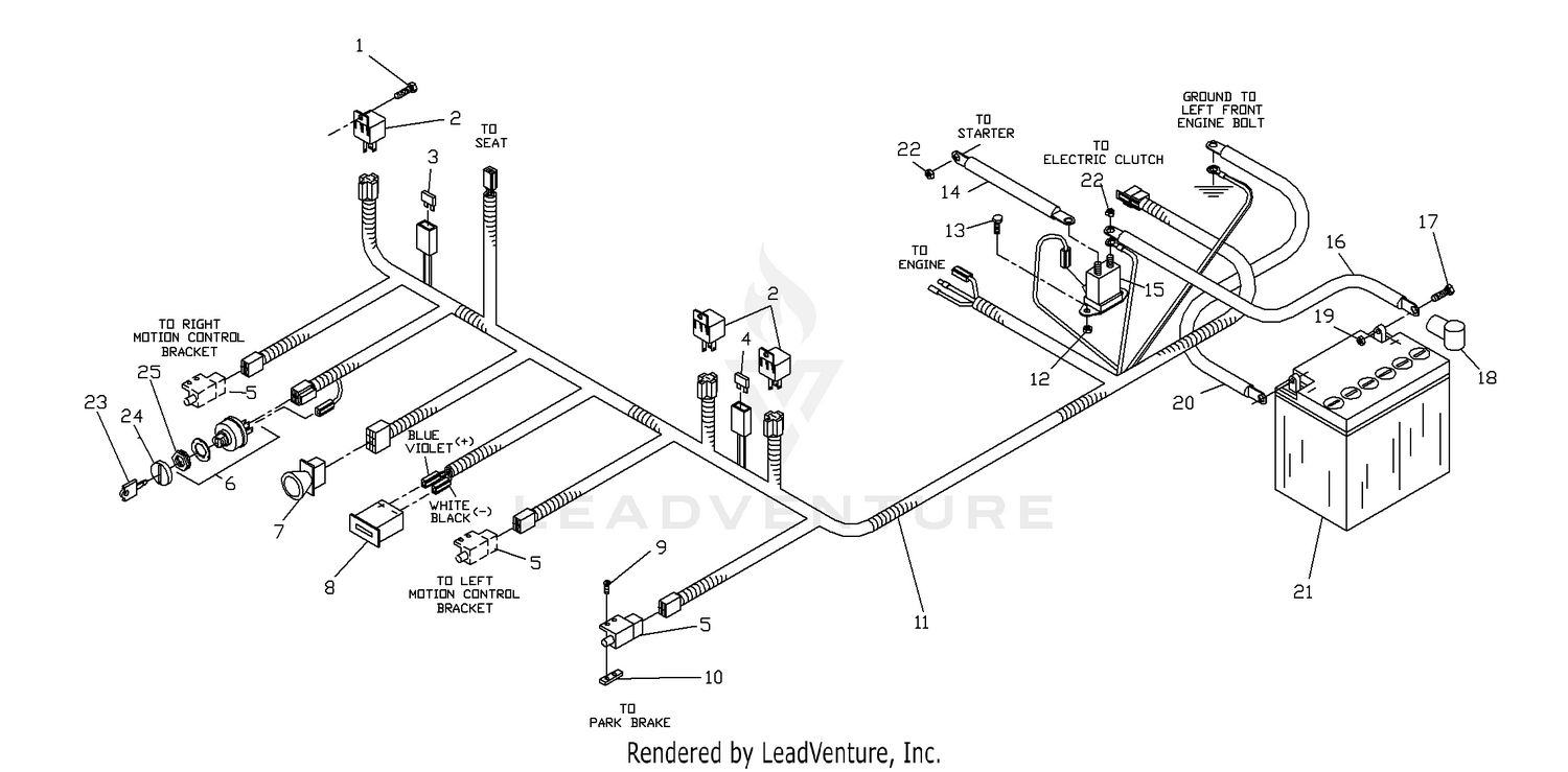 Wiring Assembly (Kawasaki Only)