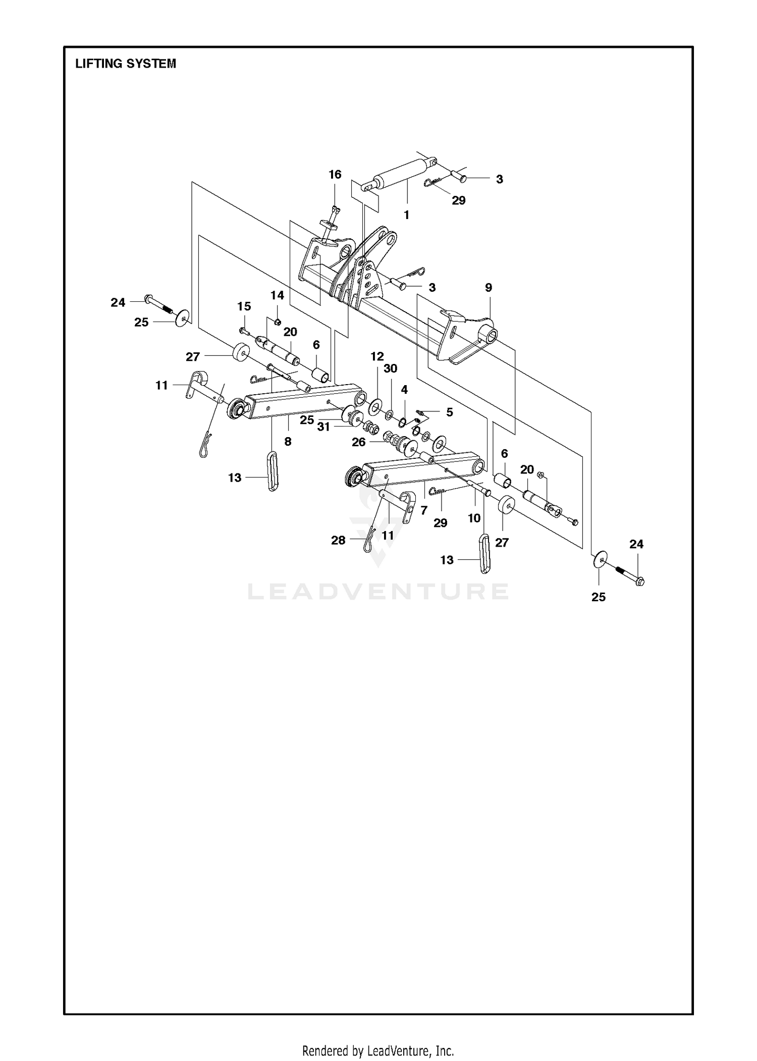 MOWER LIFT / DECK LIFT