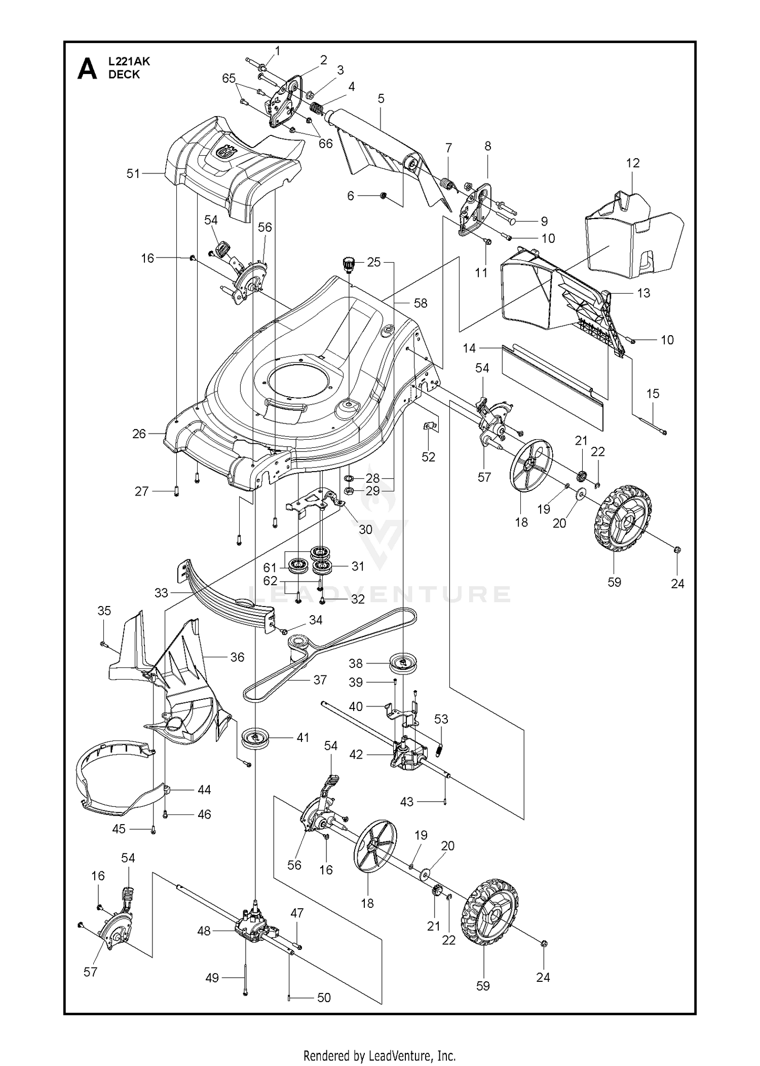 MOWER DECK / CUTTING DECK
