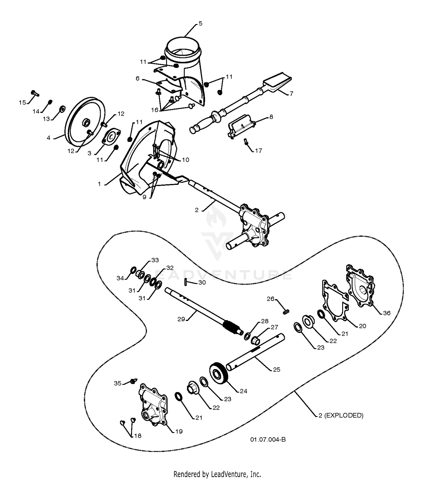 AUGER HOUSING & IMPELLER 4