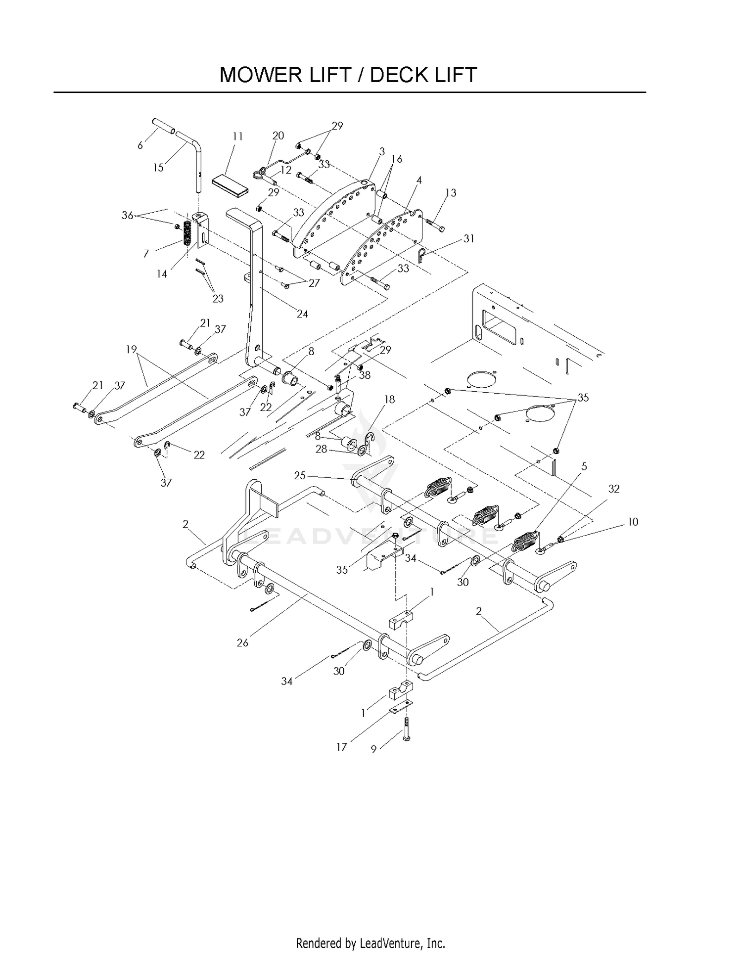 MOWER LIFT / DECK LIFT