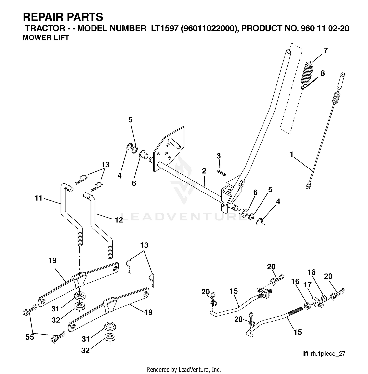 MOWER LIFT / DECK LIFT