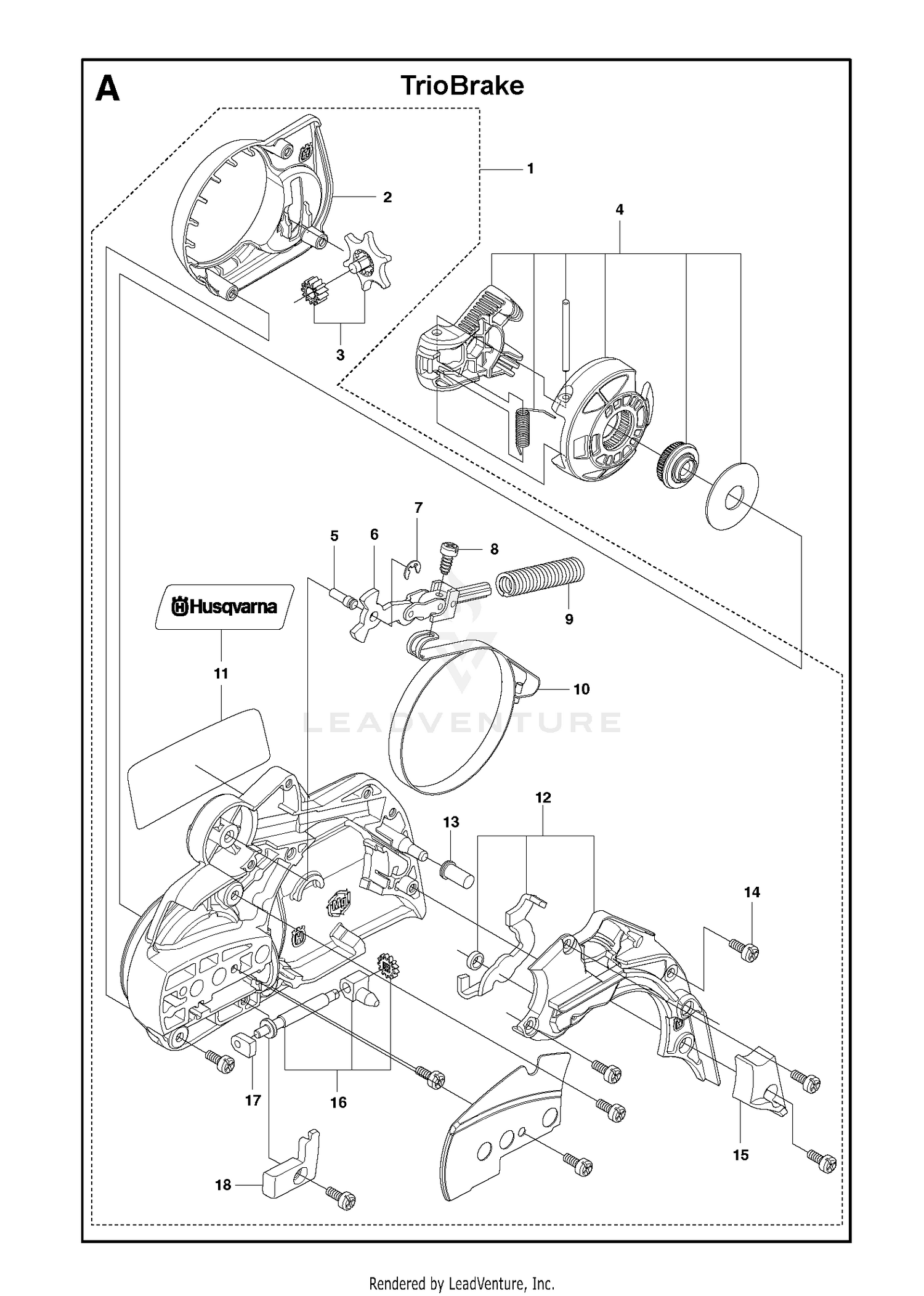 CHAIN BRAKE & CLUTCH COVER