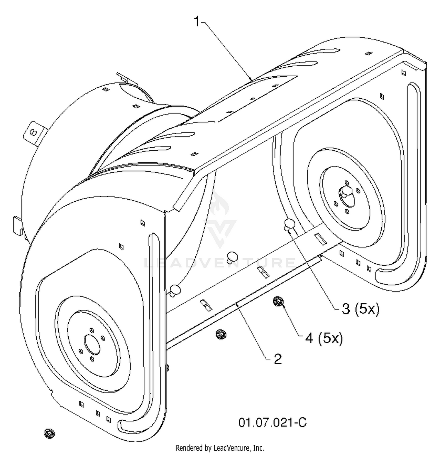 AUGER HOUSING IMPELLER
