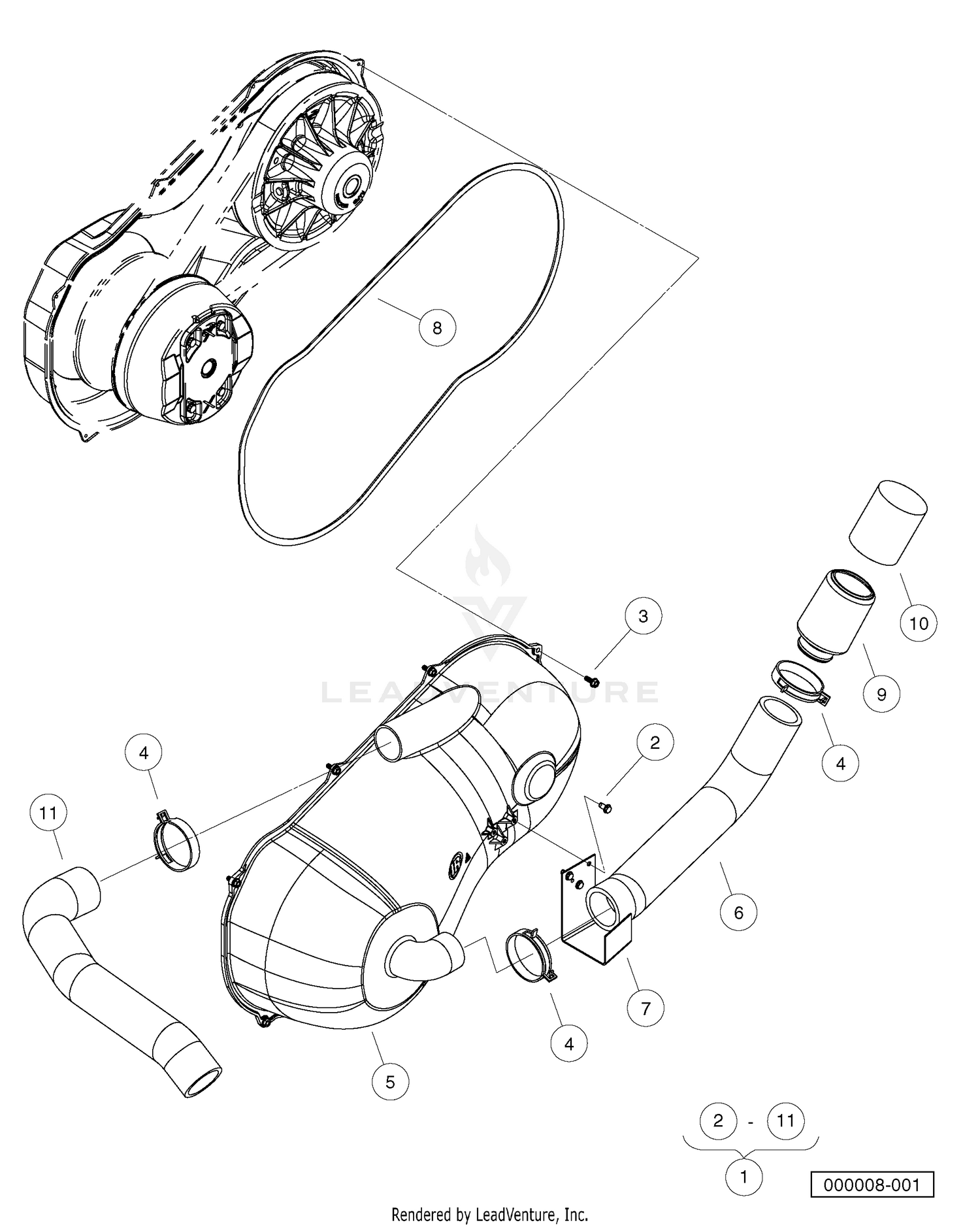 Clutch Cover (Sealed)