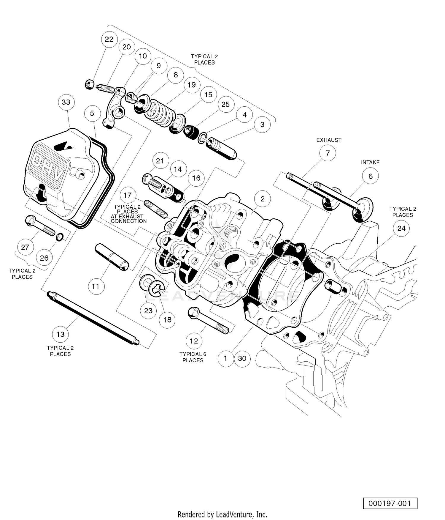 FE290 Engine - Cylinder Head