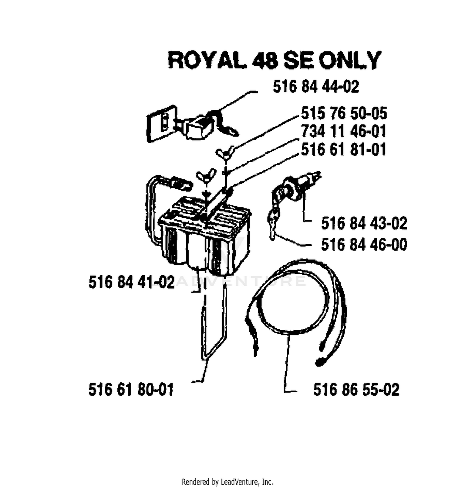 Ignition Assembly (Royal 48 SE)