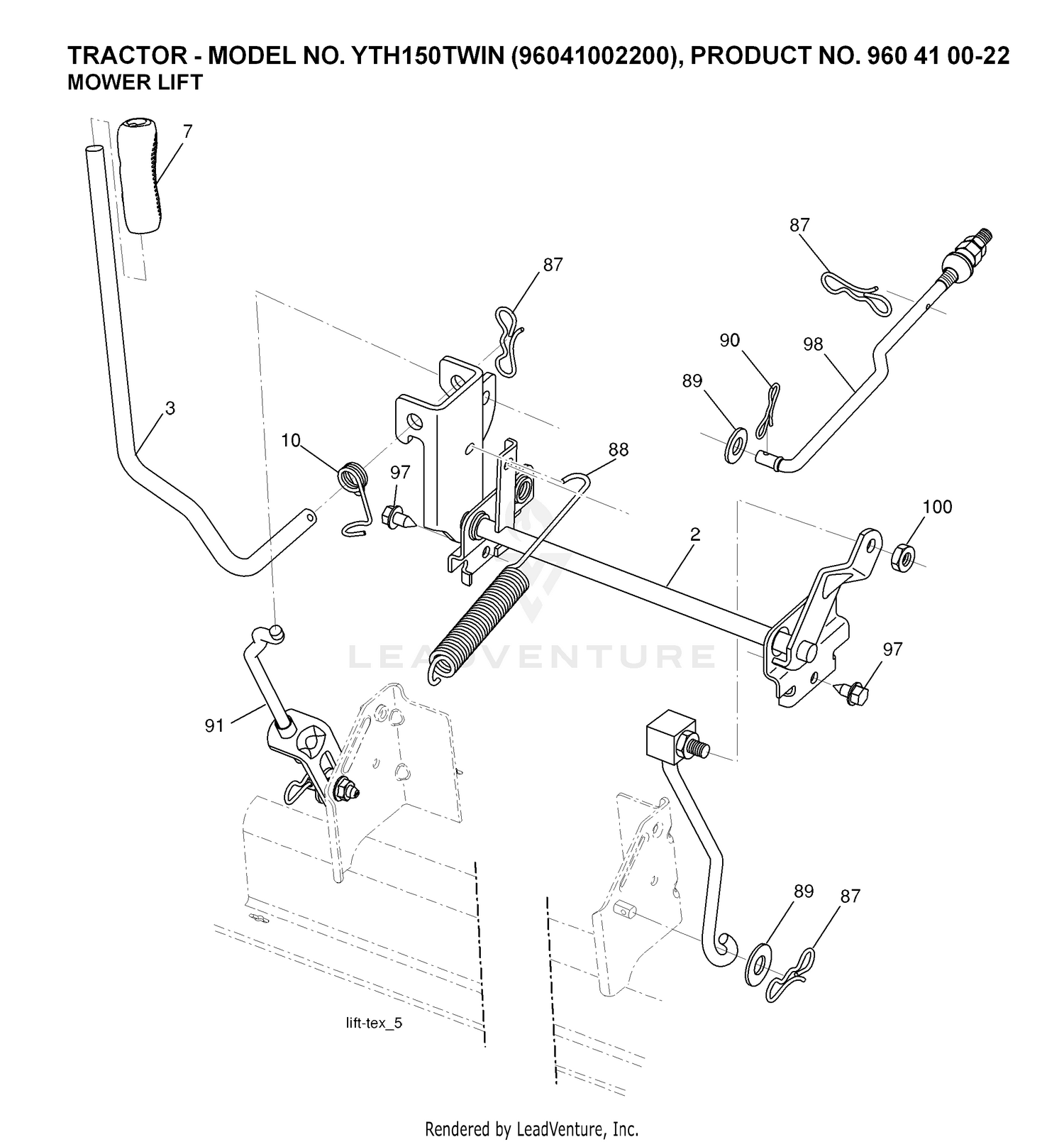 MOWER LIFT / DECK LIFT