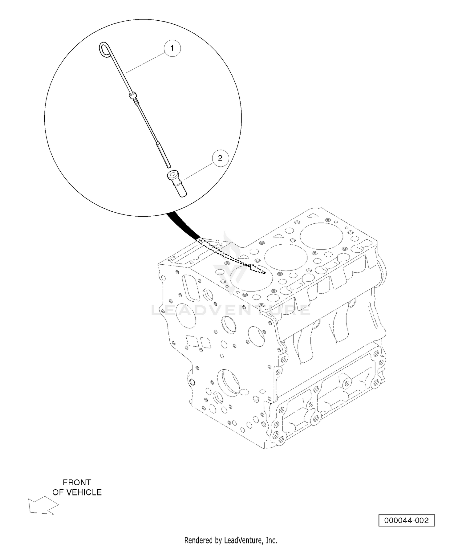 Dipstick and Guide
