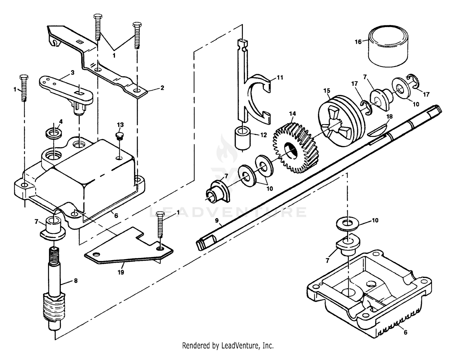 Gear Case Assembly