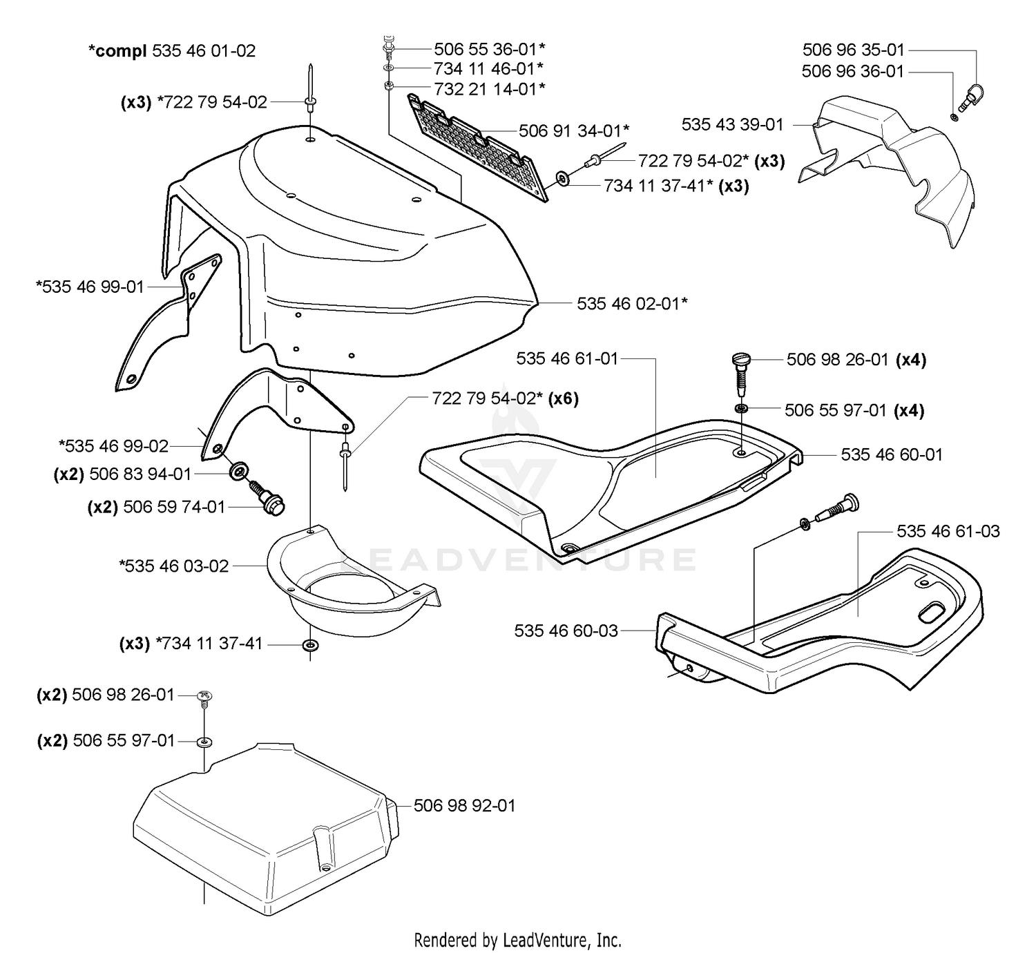Covers/Foot Trays