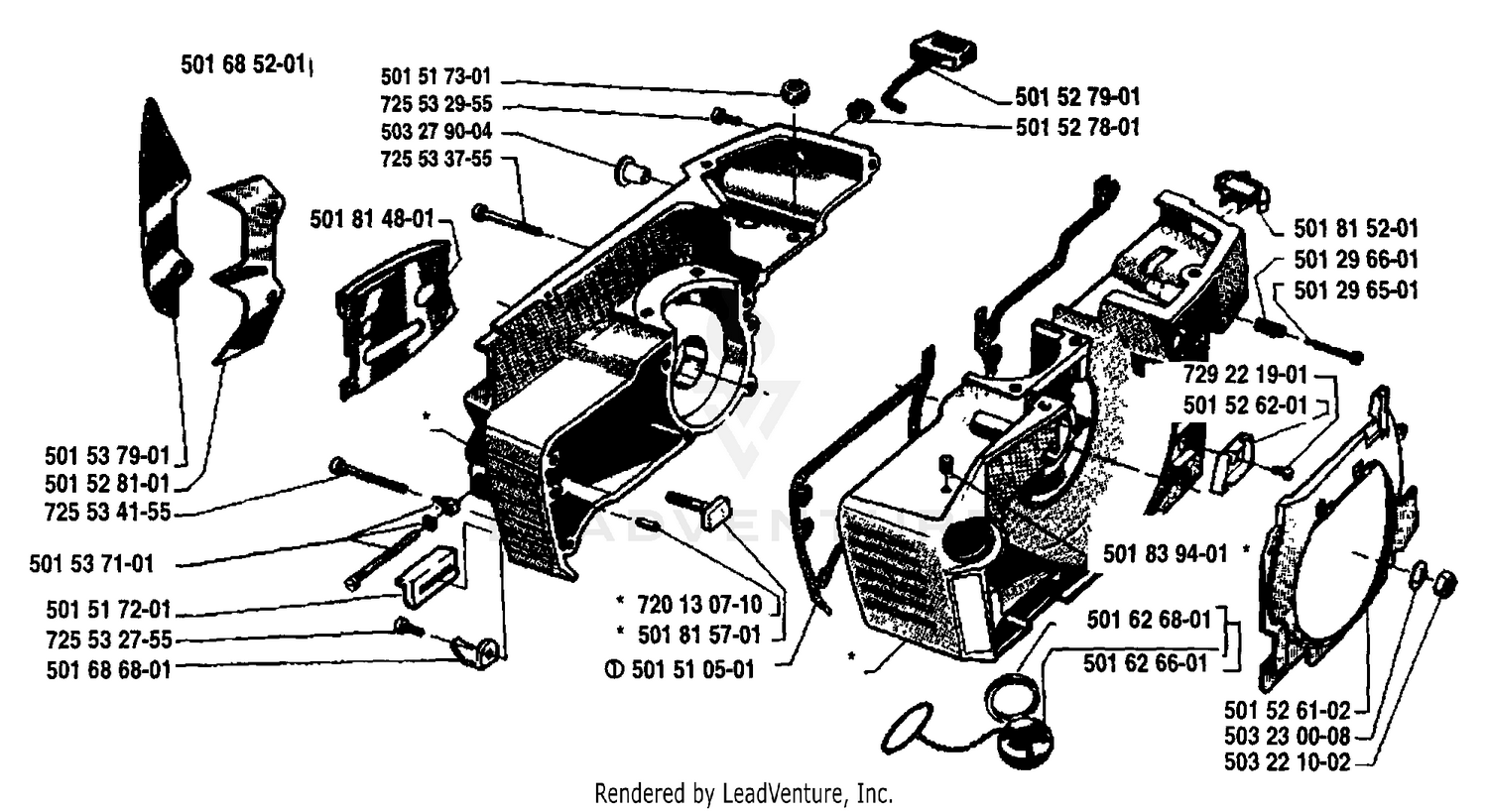 Crankcase & Tank Assembly
