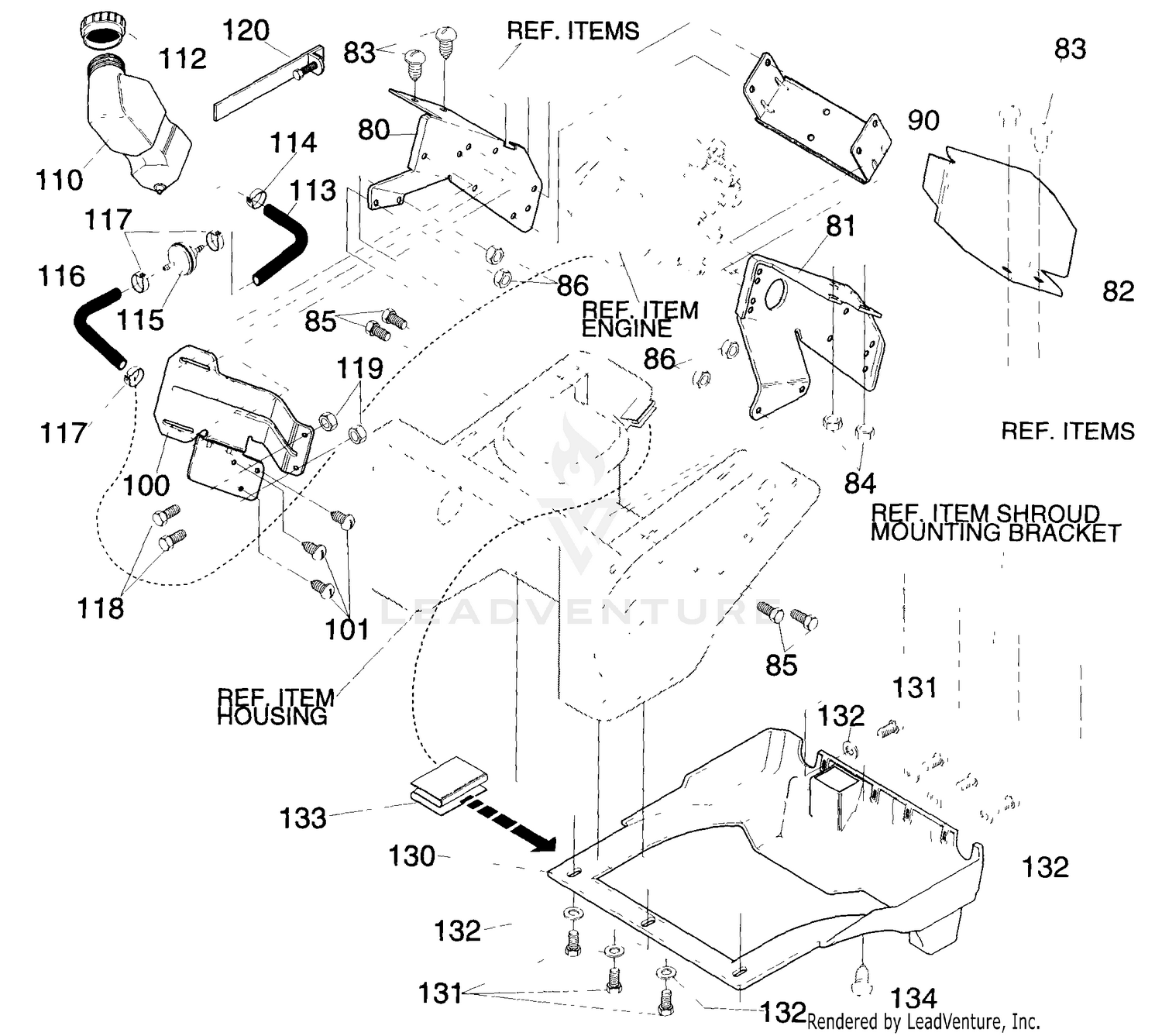Frame Components Repair Parts