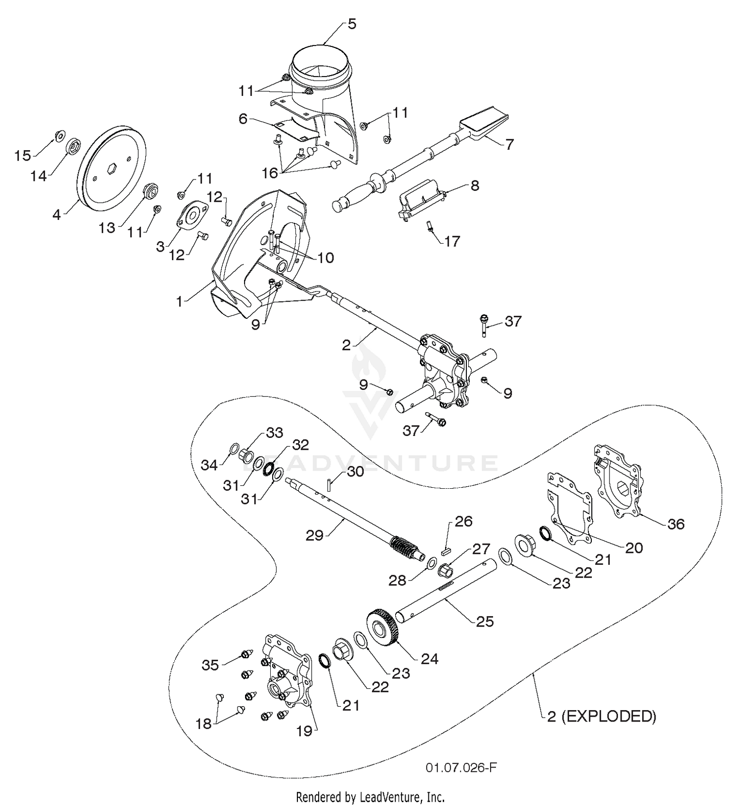AUGER HOUSING & IMPELLER 5