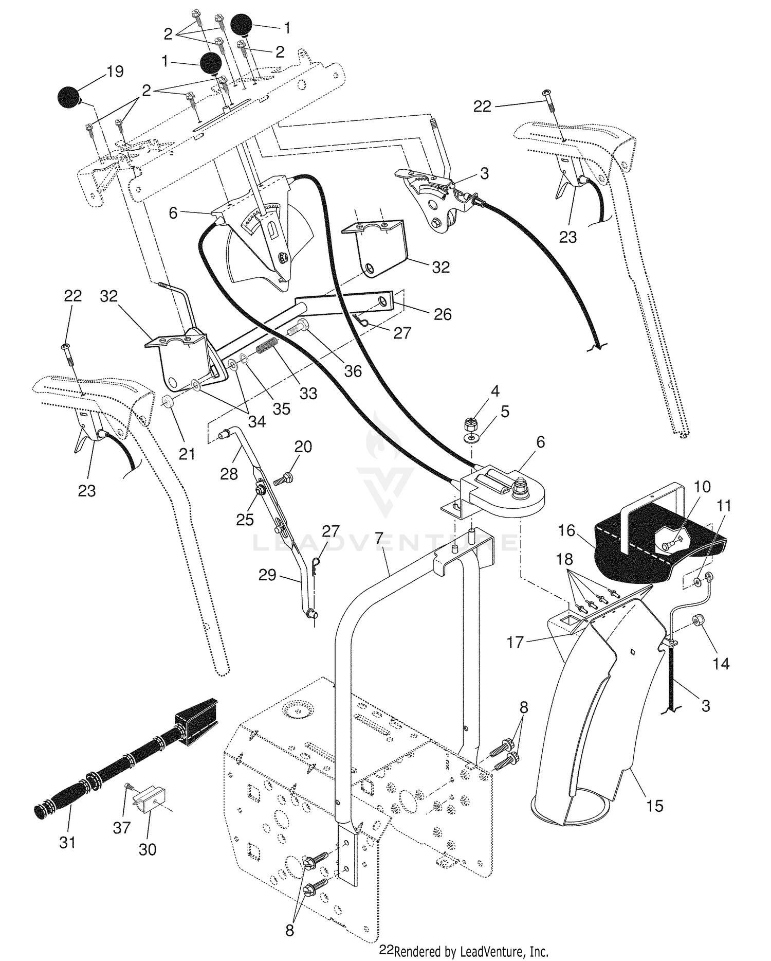 Control Panel / Discharge Chute