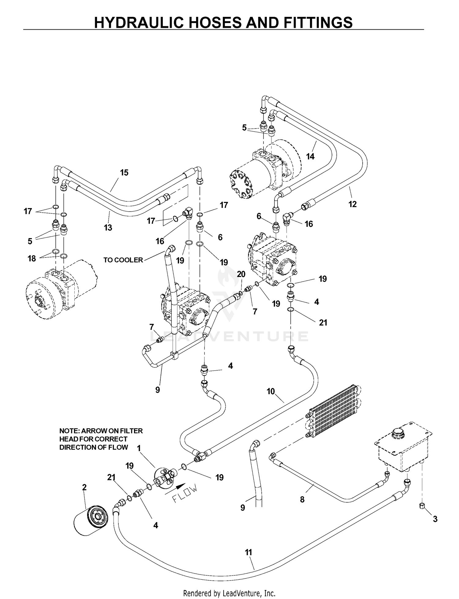 HYDRAULIC PUMP - MOTOR