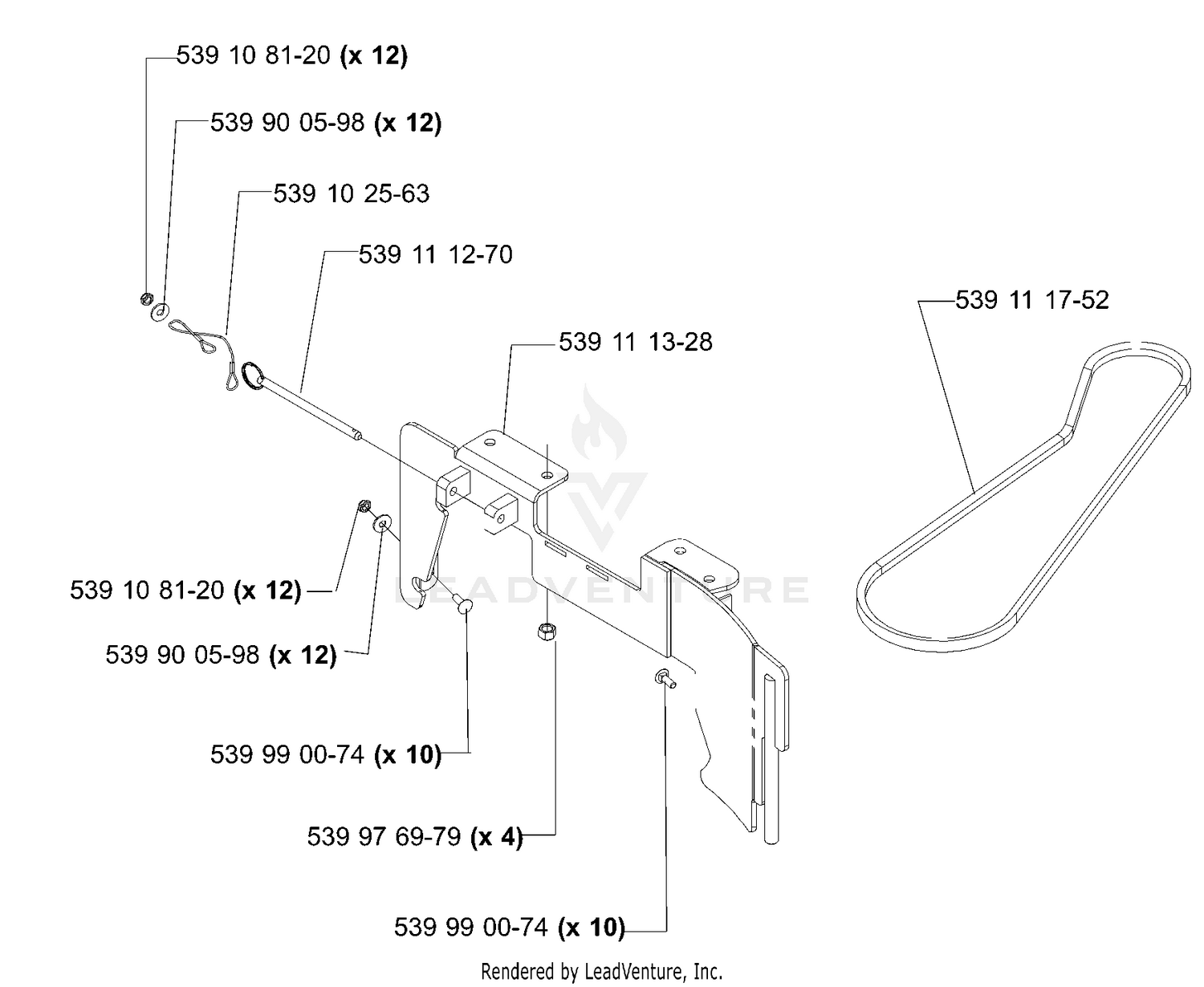 Accessory Collection System Blower 72" (B)