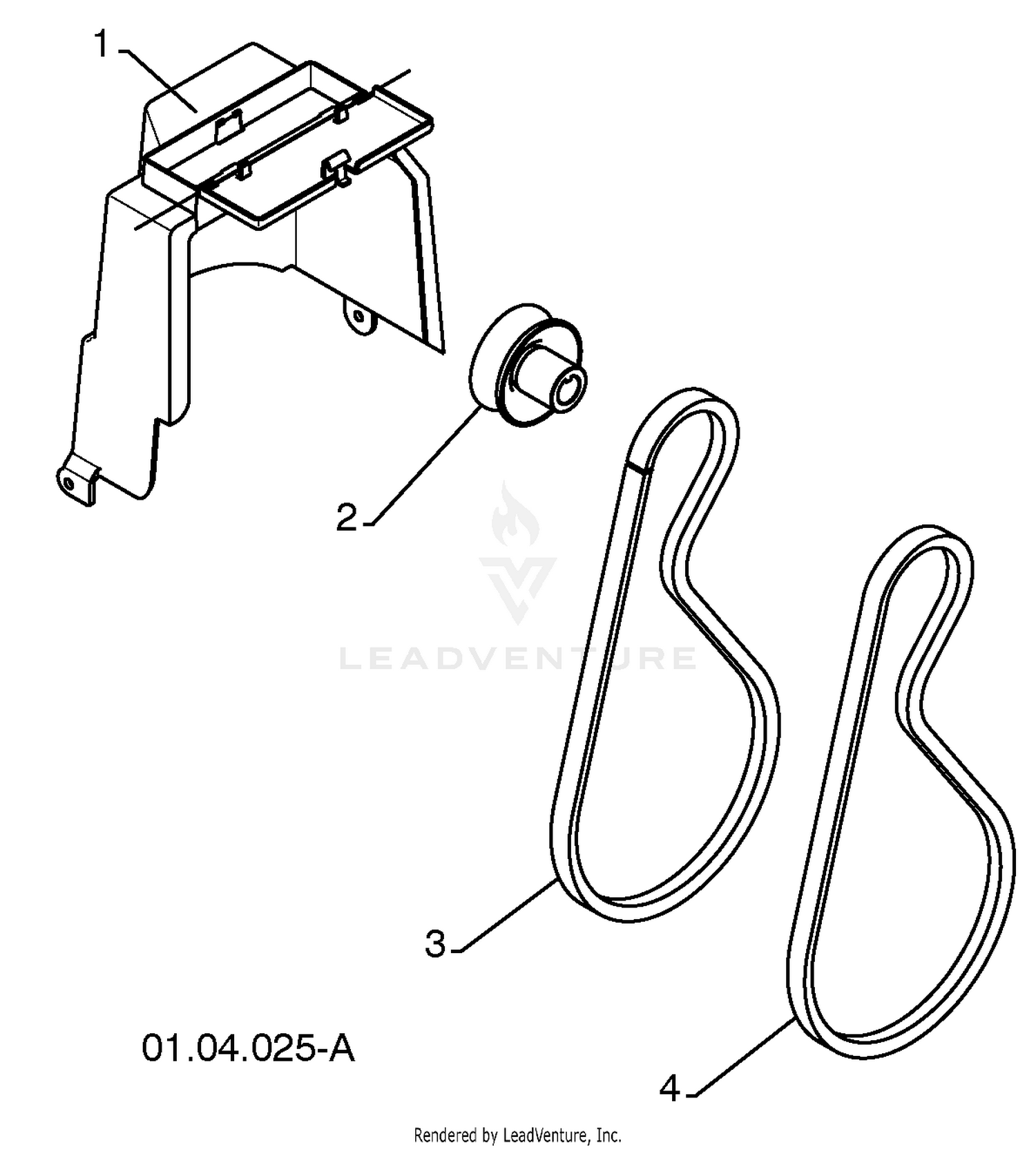 Chassis/Engine/Pulleys