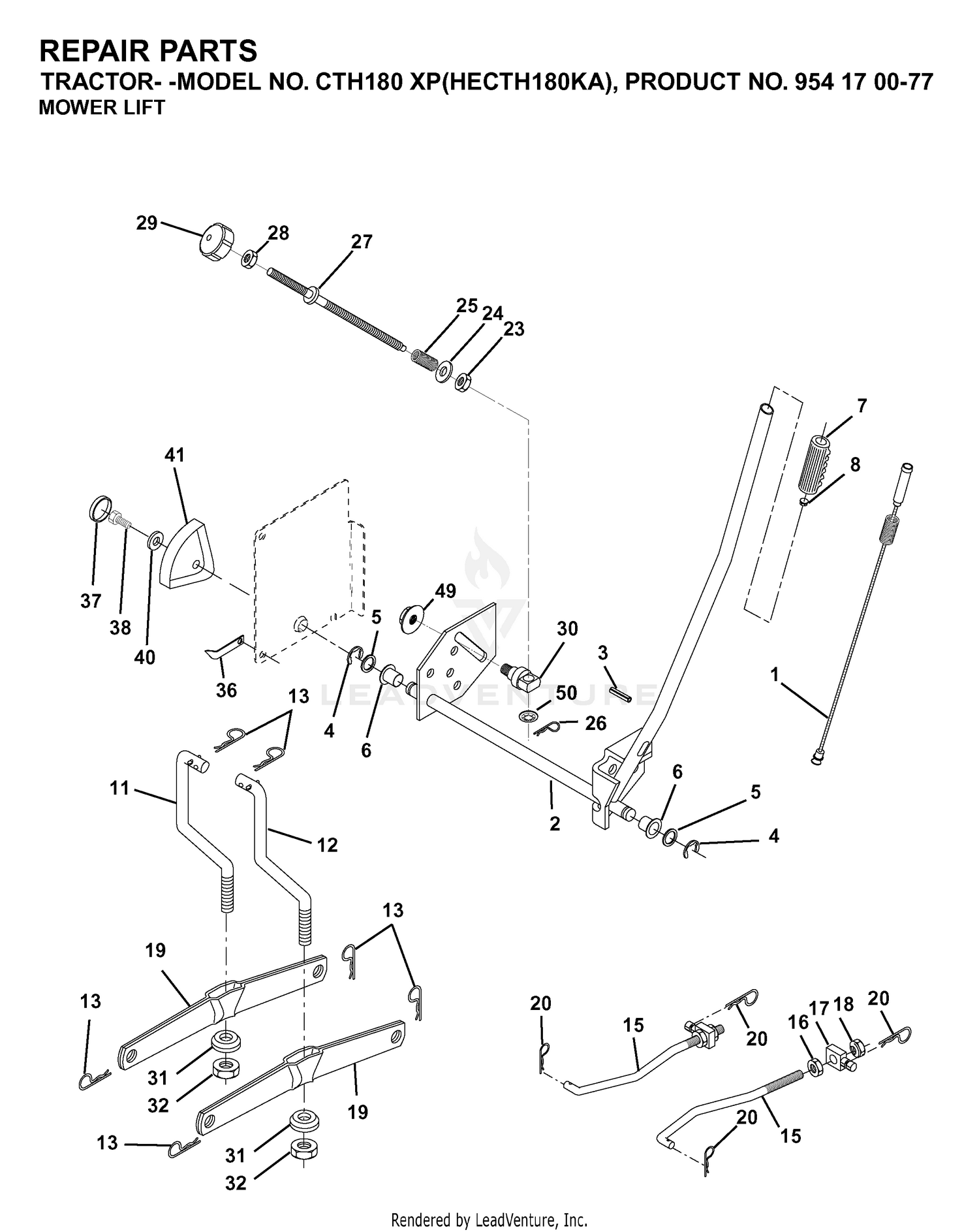 MOWER LIFT / DECK LIFT