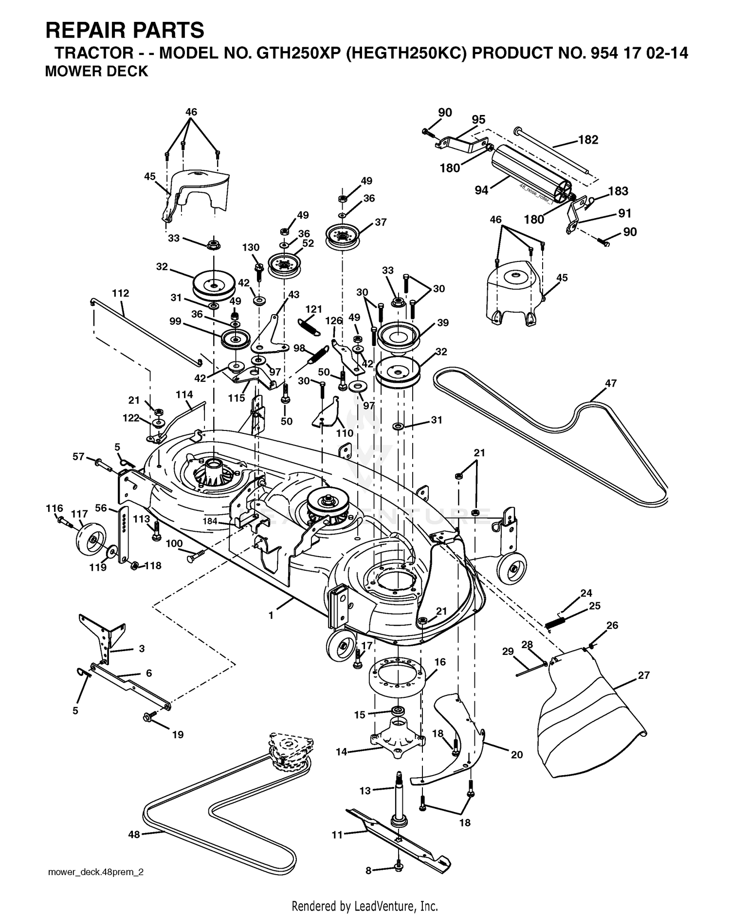 MOWER DECK / CUTTING DECK