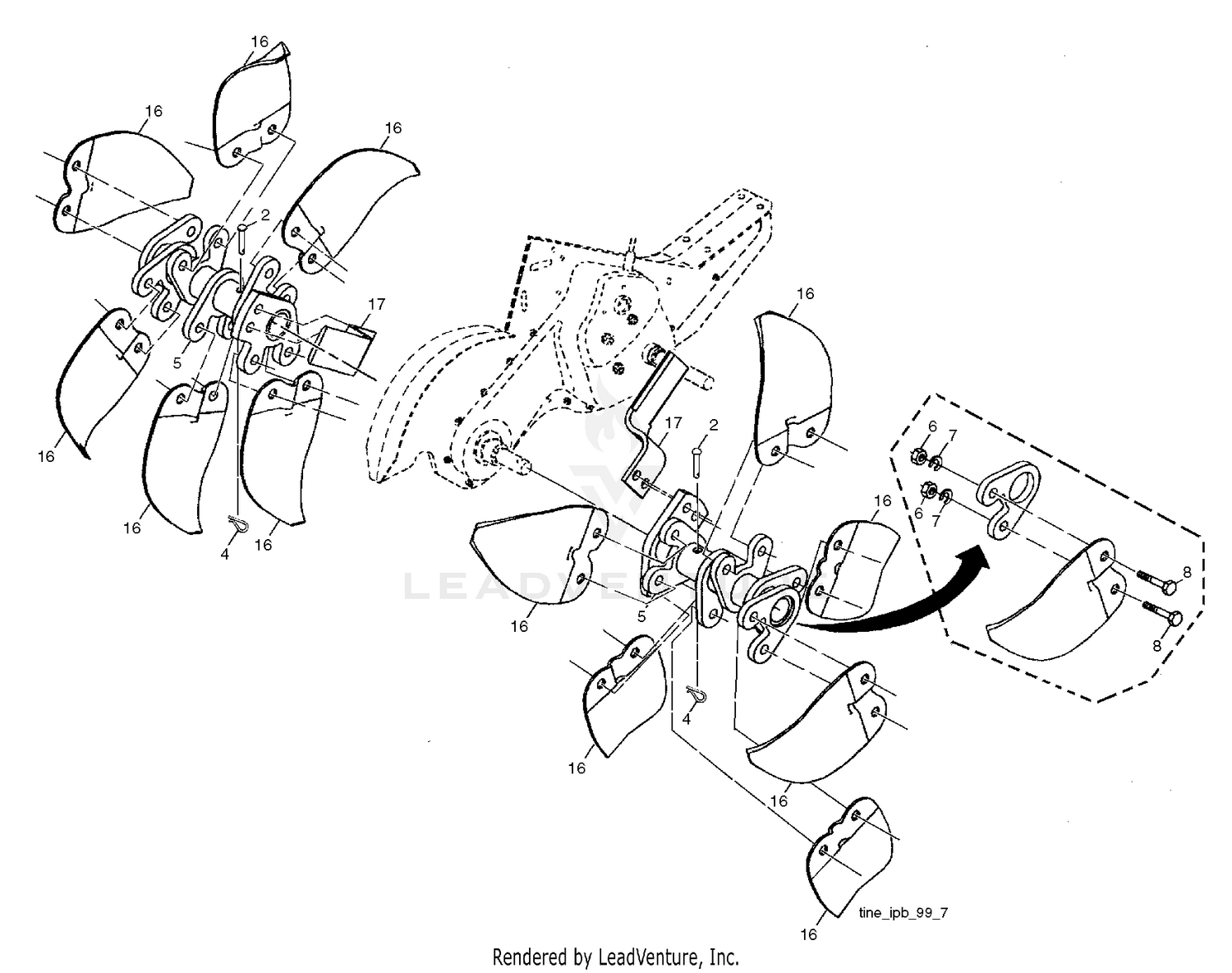 TINE ASSEMBLY