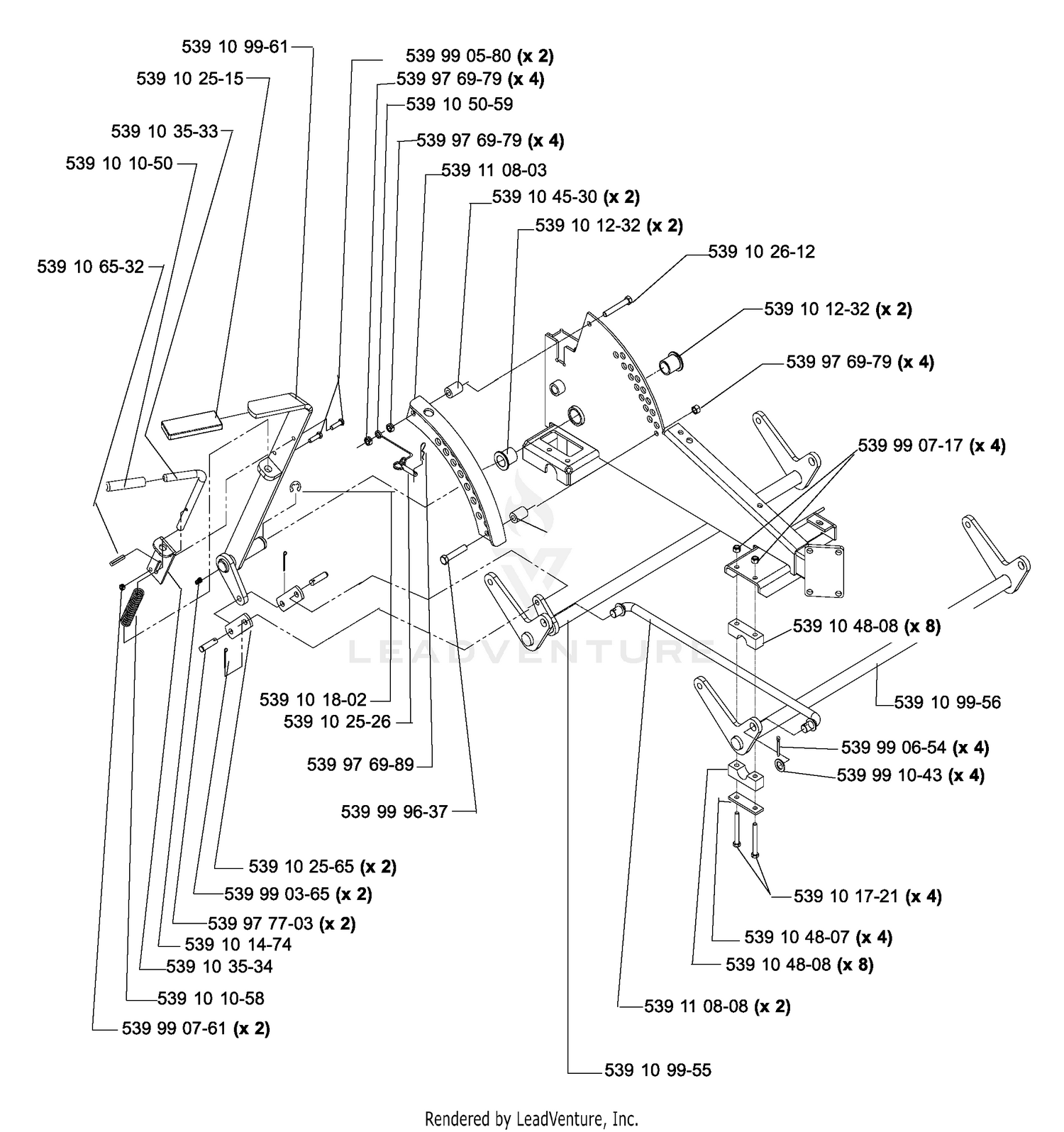 Deck Lift Assembly