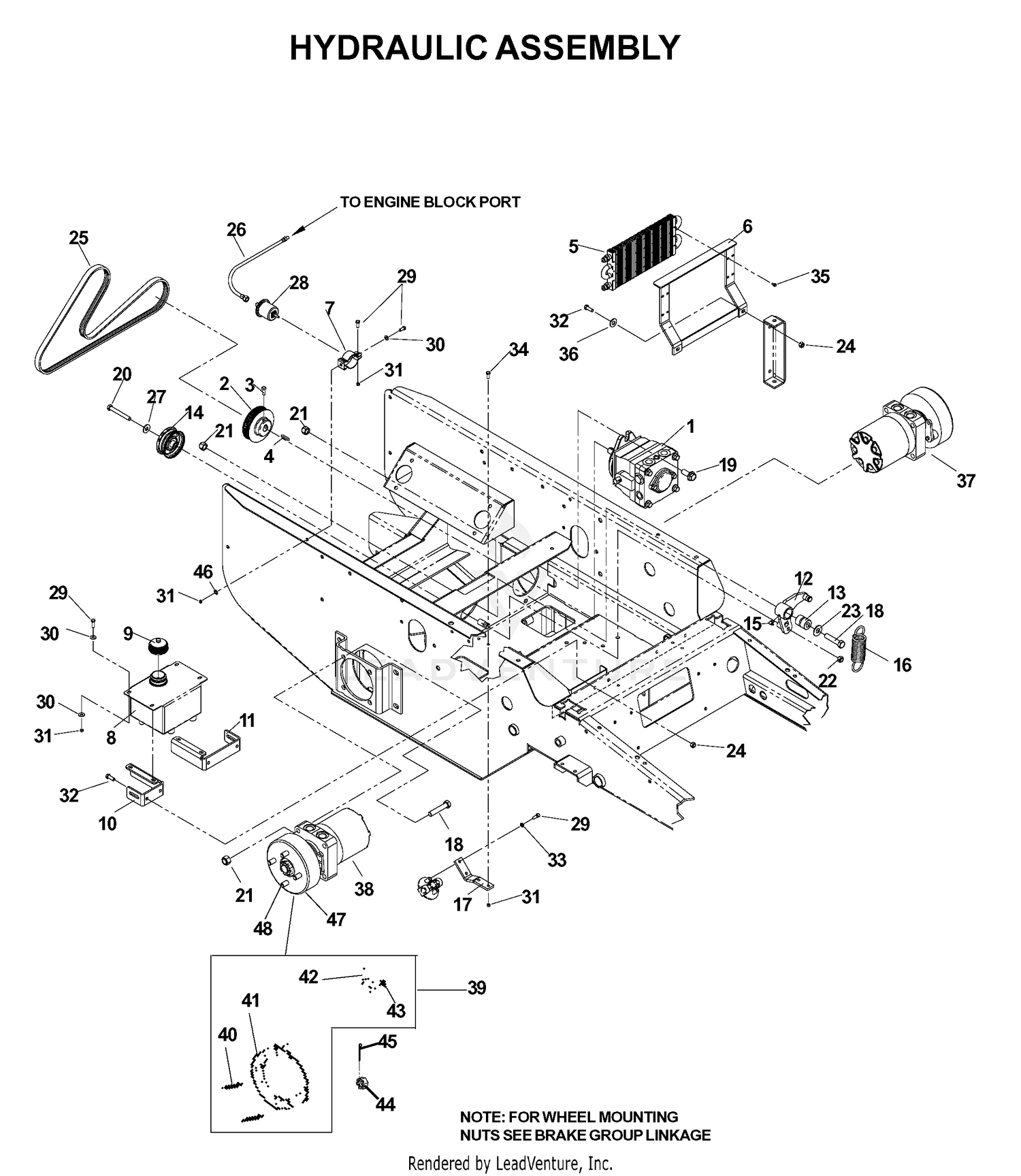 HYDRAULIC PUMP - MOTOR