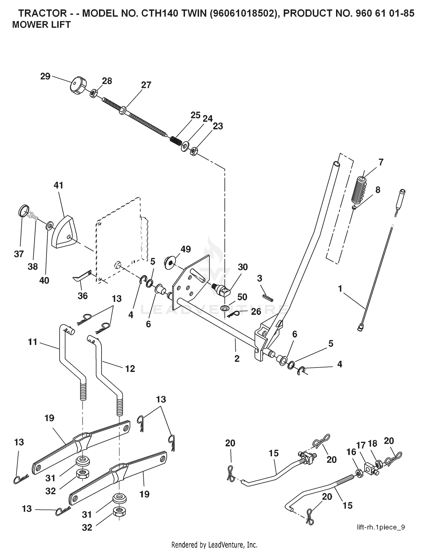 MOWER LIFT / DECK LIFT